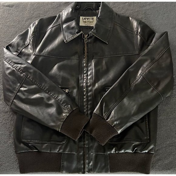 Levi's Other - LEVI LEATHER DARK BROWN JACKET-PRICE IS FIRM